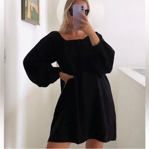 Honeydove Vintage Puff Sleeve Dress
